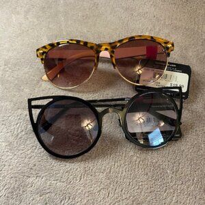 Foster Grant Sunglasses 2 pairs. New With Tags. Cat and tortoiseshell